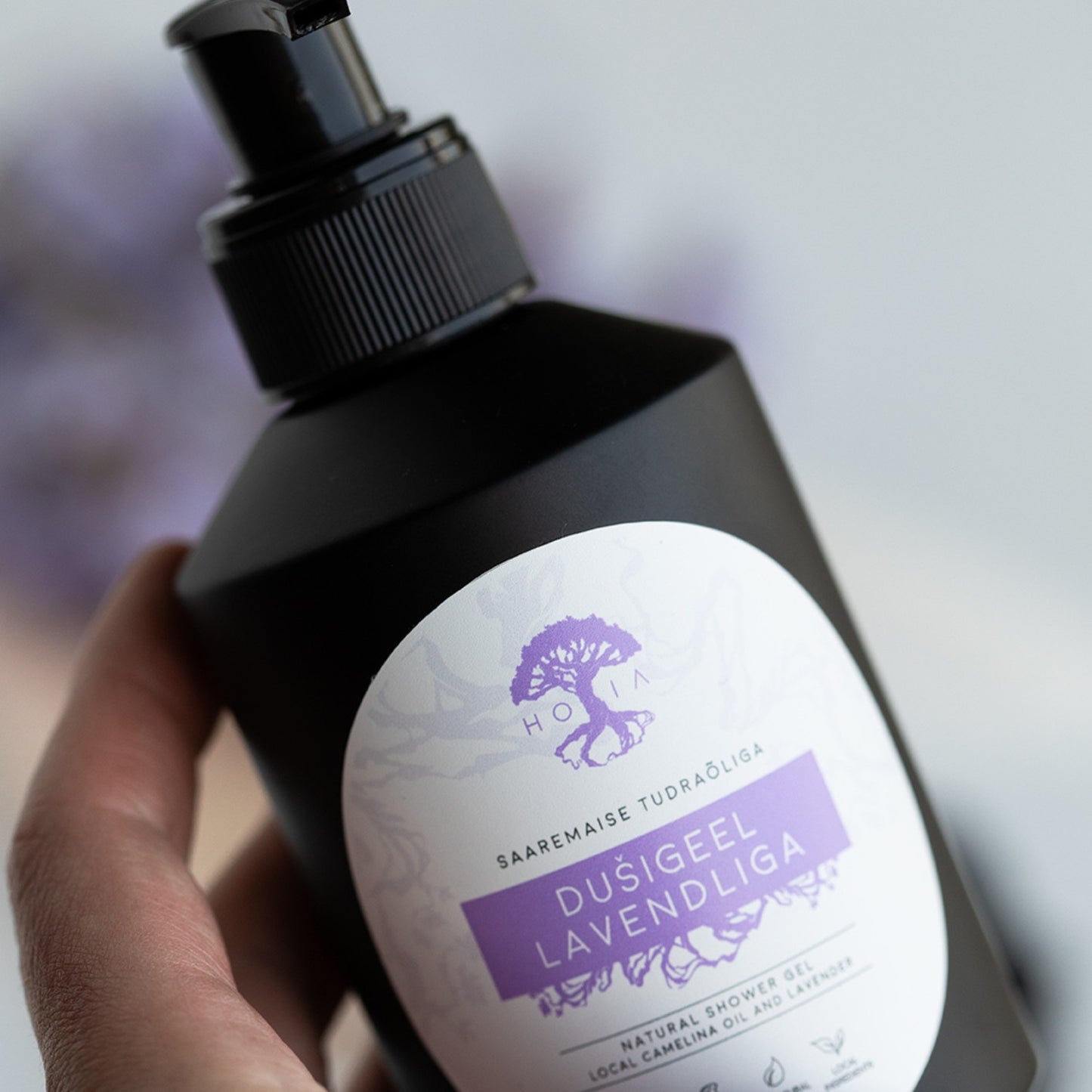 Lavender Shower Gel, 200ml - Berry Purple