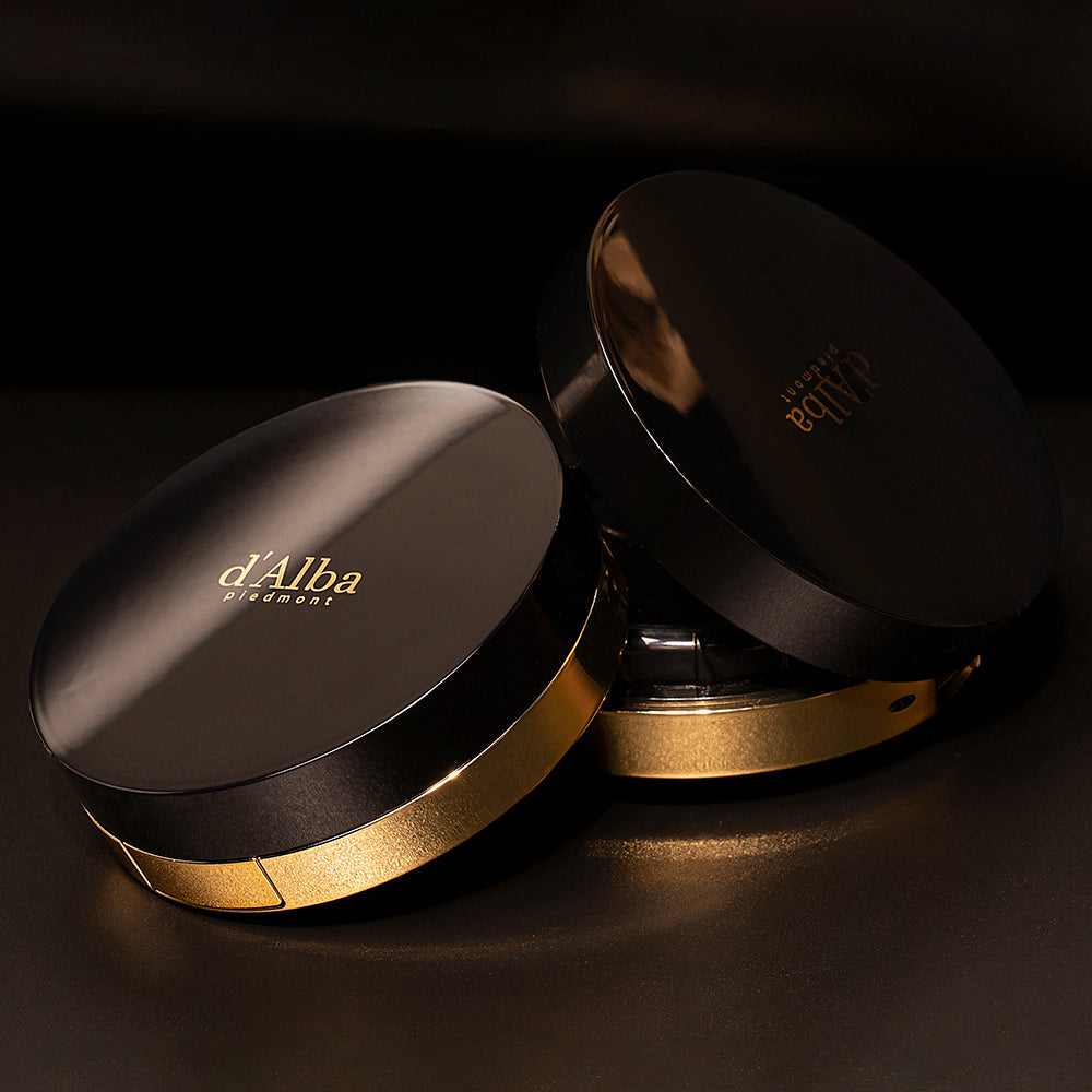 d'Alba Skin Fit Grinding Serum Cover Pact 20g+20g(refill) SPF50+/PA++++ - Berry Purple
