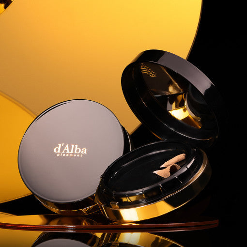d'Alba Skin Fit Grinding Serum Cover Pact 20g+20g(refill) SPF50+/PA++++ - Berry Purple
