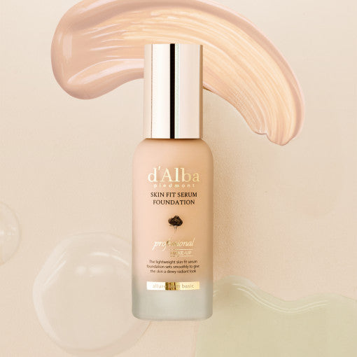 d'Alba Skin Fit Serum Foundation (Spatula) SPF50+/PA+++ 40ml - Berry Purple