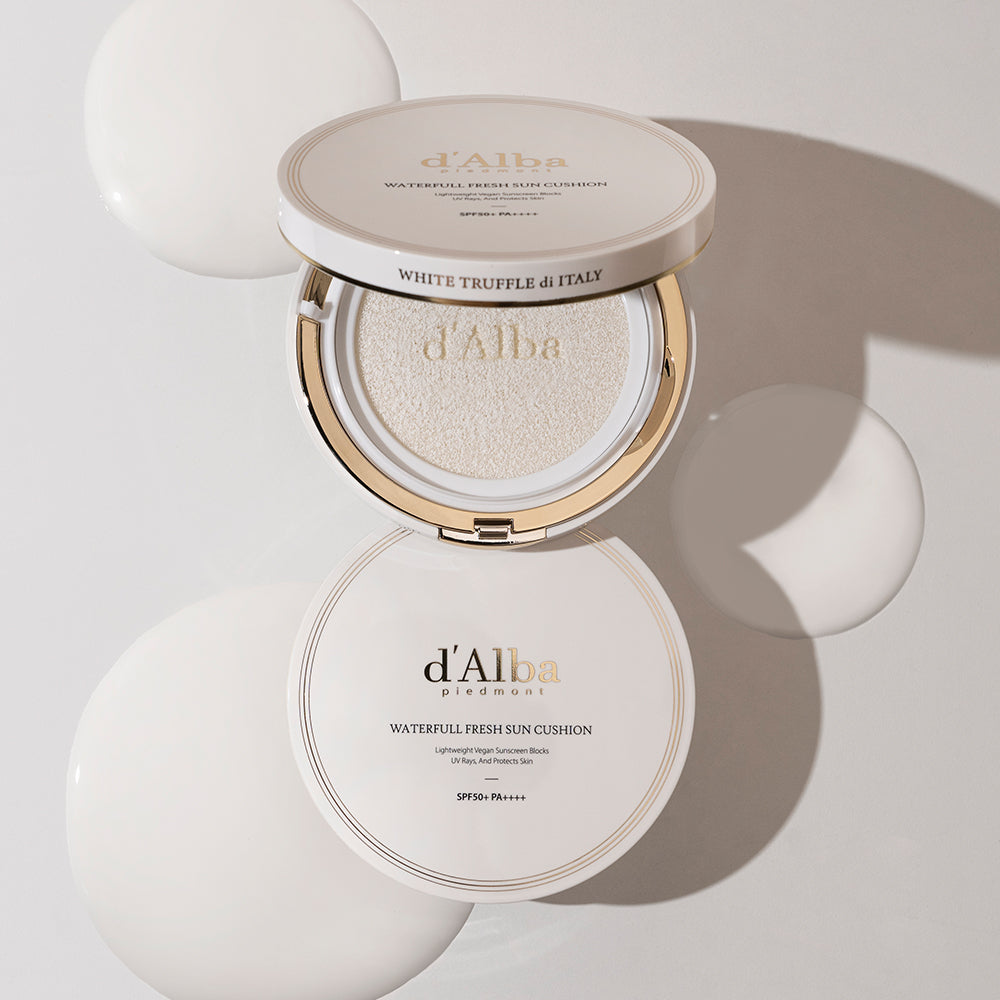 d'Alba Waterful Fresh Sun Cushion 25g+25g(refill) SPF50+/PA++++ - Berry Purple