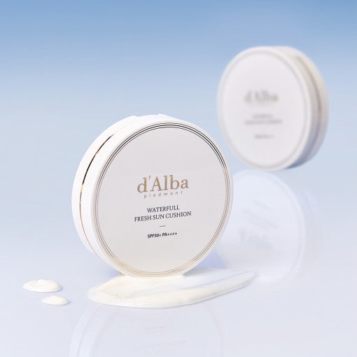 d'Alba Waterfull Fresh Sun Cushion 15g SPF50+/PA++++ - Berry Purple