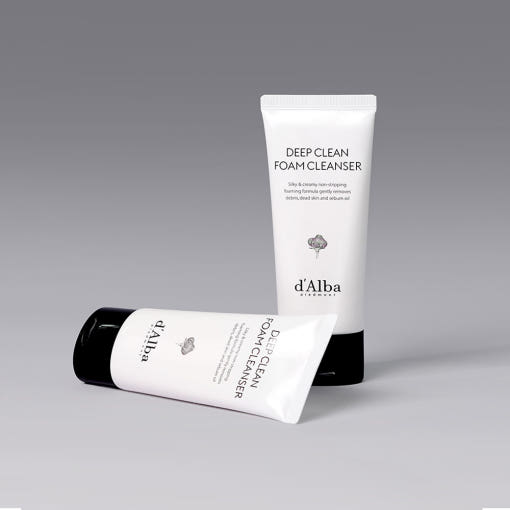 d'Alba White Truffle Deep Clean Foam Cleanser 80ml - Berry Purple