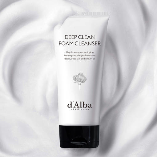 d'Alba White Truffle Deep Clean Foam Cleanser 80ml - Berry Purple