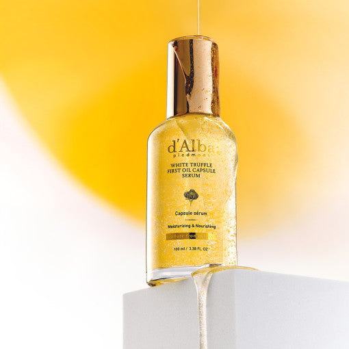 d'Alba White Truffle First Oil Capsule Serum 100ml - Berry Purple