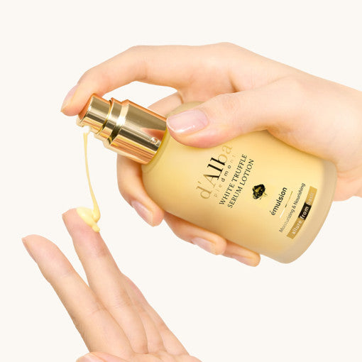 d'Alba White Truffle Moisturizing Serum Lotion 100ml - Berry Purple