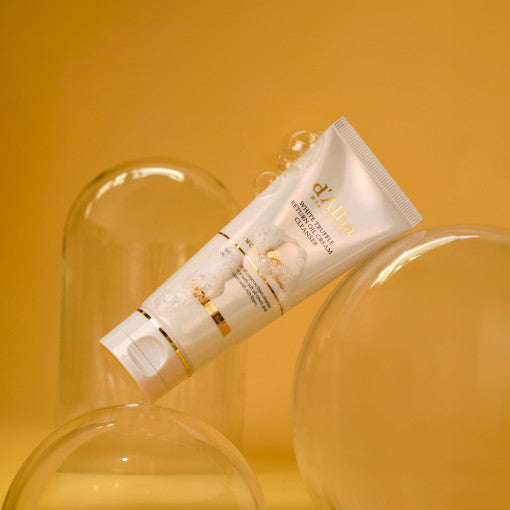 d'Alba White Truffle Return Oil Cream Cleanser (Tube) 100ml X 2ea - Berry Purple