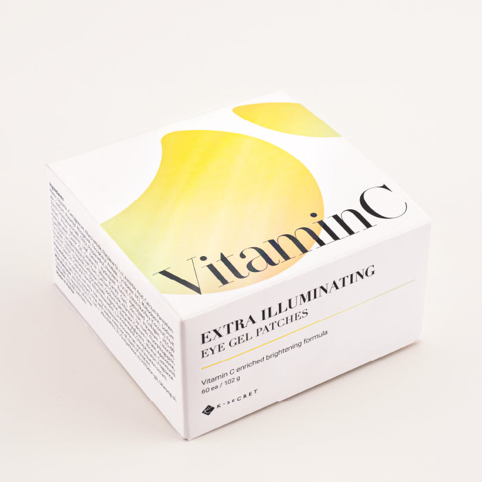 K-SECRET Extra Illuminating Eye Gel Patches 60ea/102g #VITAMIN C - Berry Purple