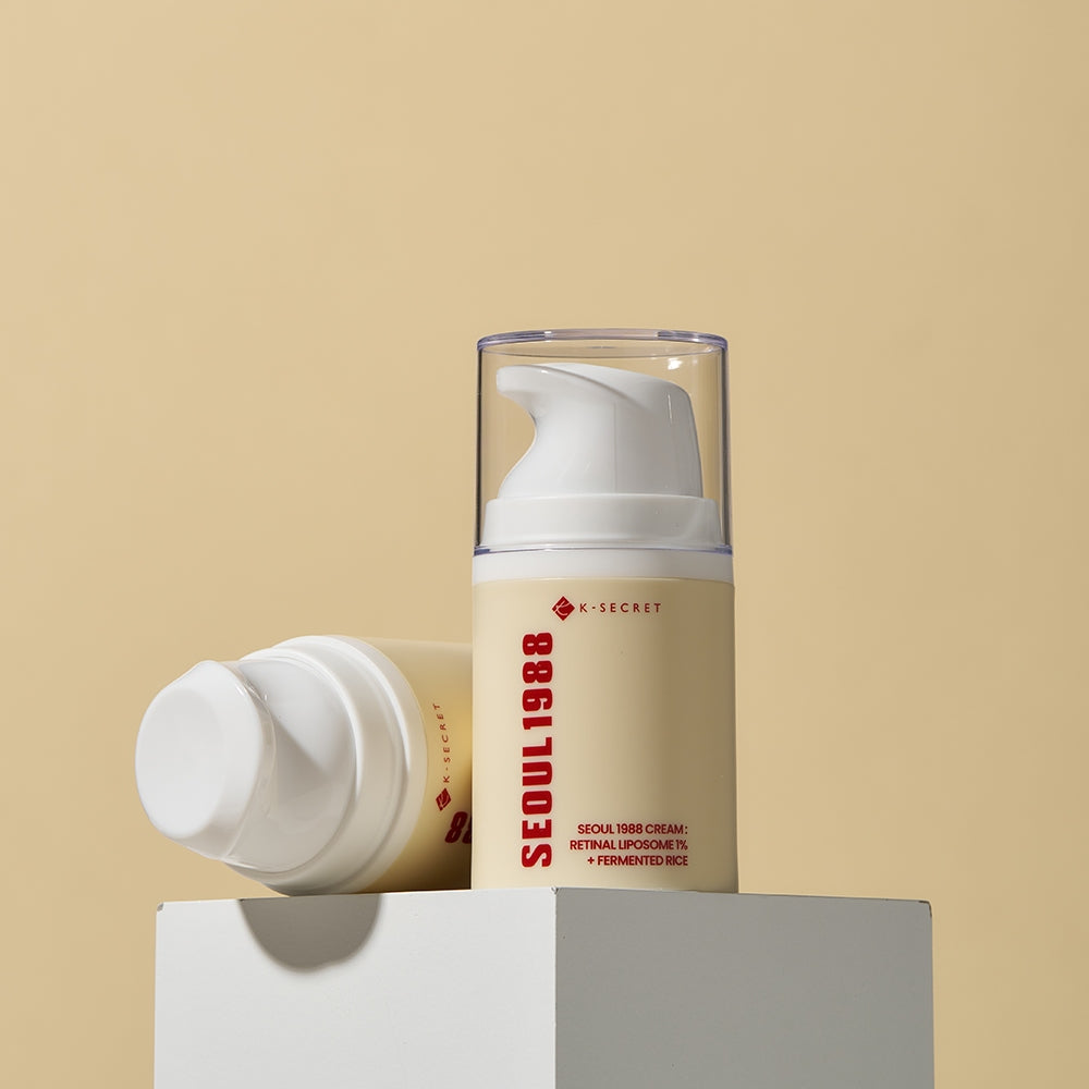 K-SECRET SEOUL 1988 Cream : Retinal Liposome 1% + Fermented Rice 50ml - Berry Purple