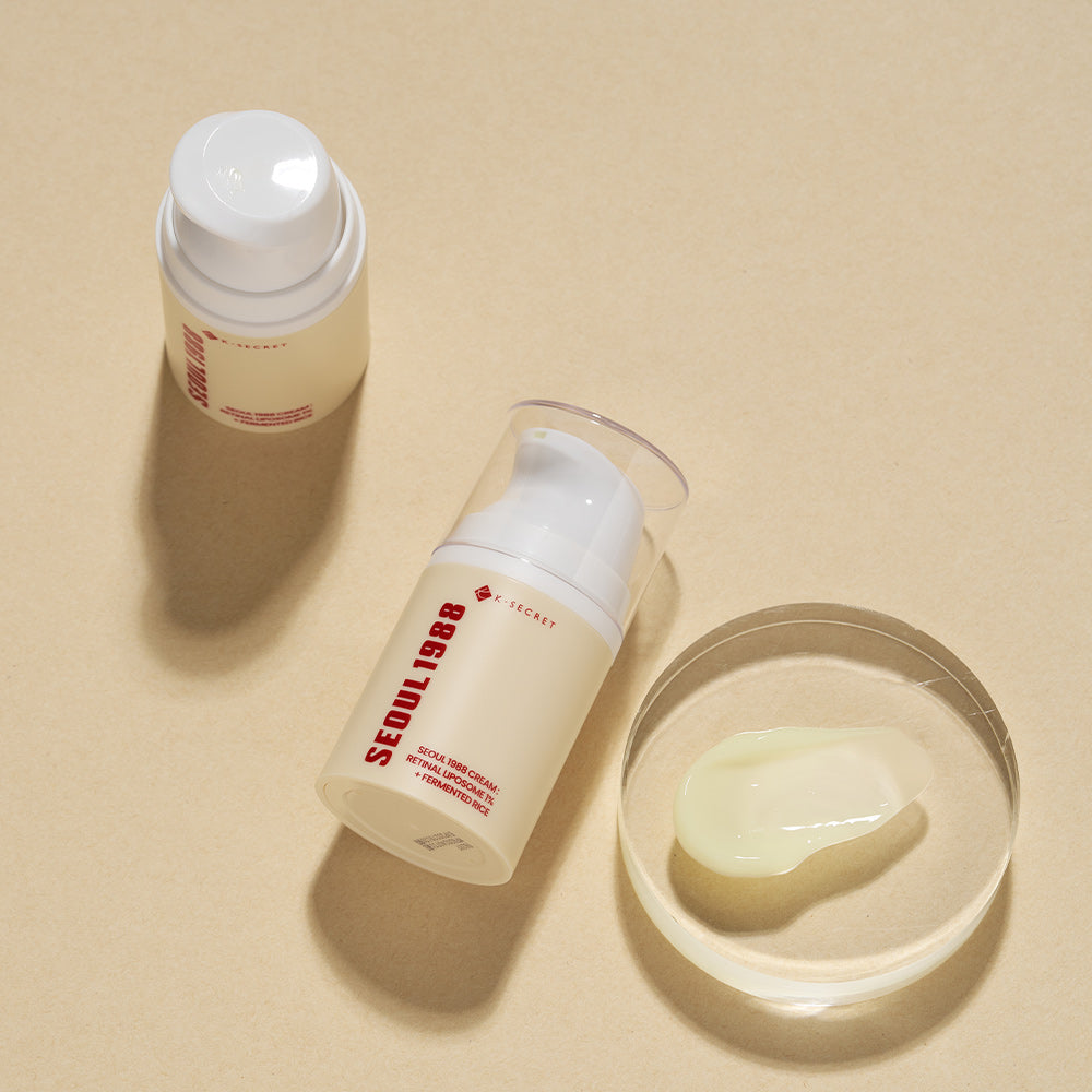 K-SECRET SEOUL 1988 Cream : Retinal Liposome 1% + Fermented Rice 50ml - Berry Purple