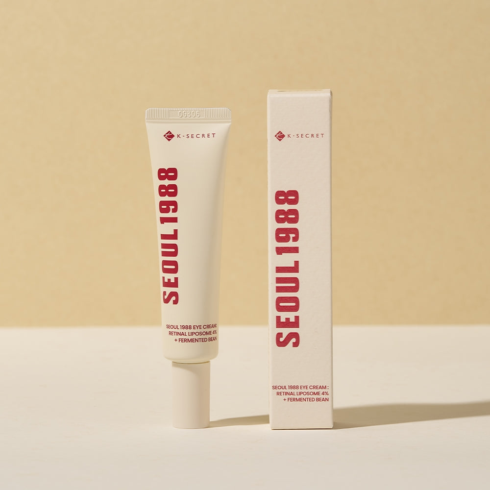 K-SECRET SEOUL 1988 Eye Cream : Retinal Liposome 4% + Fermented Bean 30ml - Berry Purple