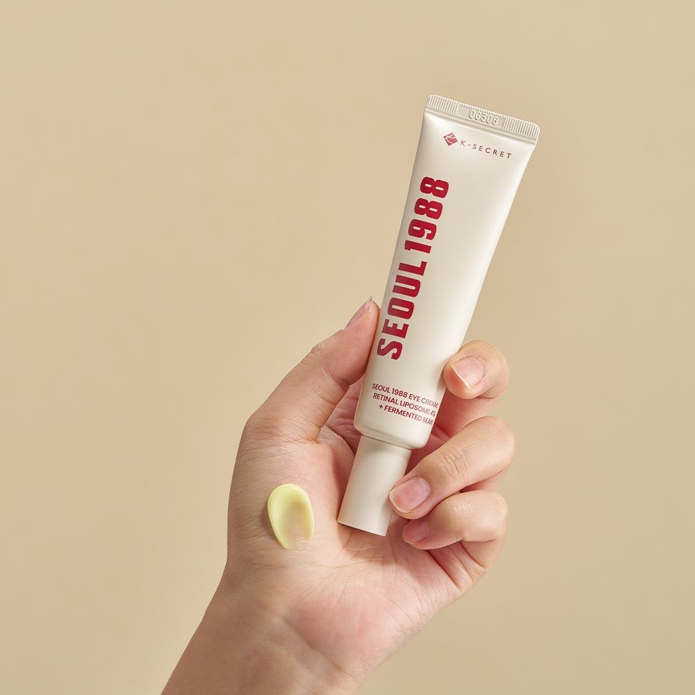 K-SECRET SEOUL 1988 Eye Cream : Retinal Liposome 4% + Fermented Bean 30ml - Berry Purple