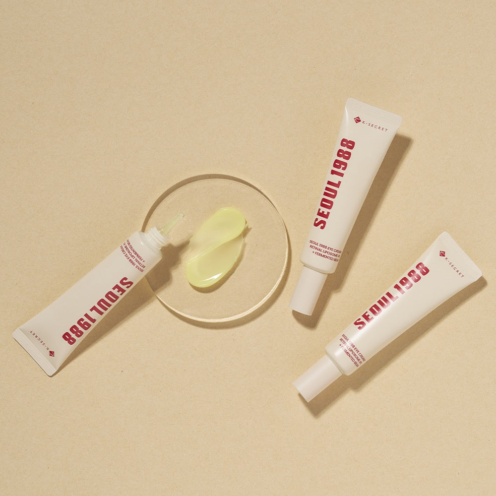 K-SECRET SEOUL 1988 Eye Cream : Retinal Liposome 4% + Fermented Bean 30ml - Berry Purple