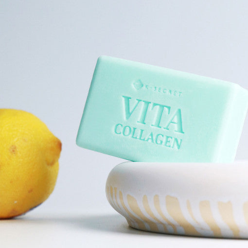 K-SECRET Vita Collagen Whitening Bar 110g - Berry Purple