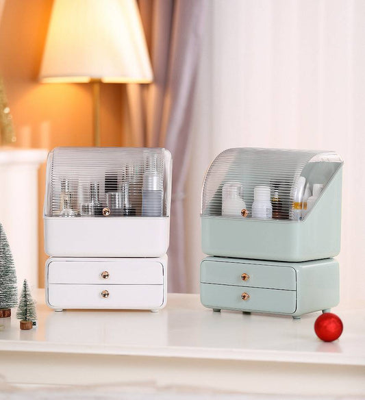 Large Capacity Cosmetics Storage Box with Drawer