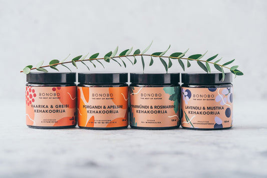 Body Scrub — Blueberry and Lavender - Berry Purple 