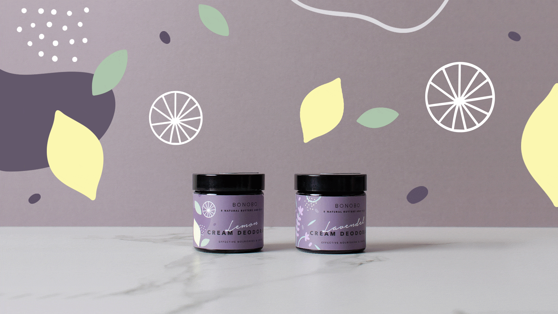 Lavendel Deodorant-Cream - Berry Purple 