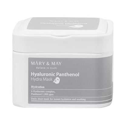 [MARY & MAY] Hyaluronic Panthenol Hydra Mask Sheets 30 Sheets - Berry Purple 