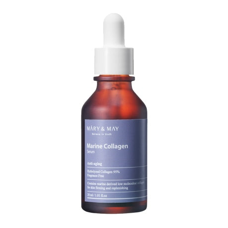 [MARY & MAY] Marine Collagen Serum 30ml - Berry Purple 