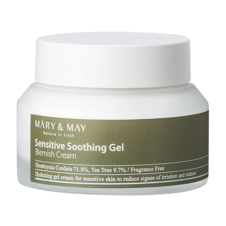 [MARY & MAY] Sensitive Soothing Gel Blemish Cream 70ml - Berry Purple 