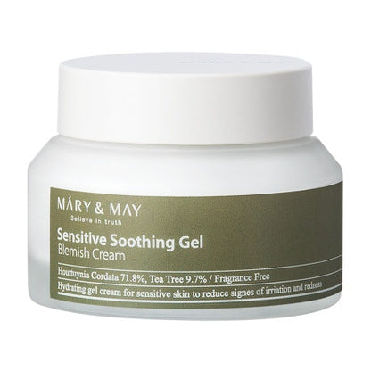 [MARY & MAY] Sensitive Soothing Gel Blemish Cream 70ml - Berry Purple 