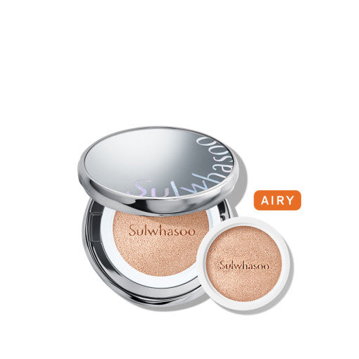 Sulwhasoo PERFECTING CUSHION AIRY 15g+15g(Refill) SPF50+/PA+++ - Berry Purple 