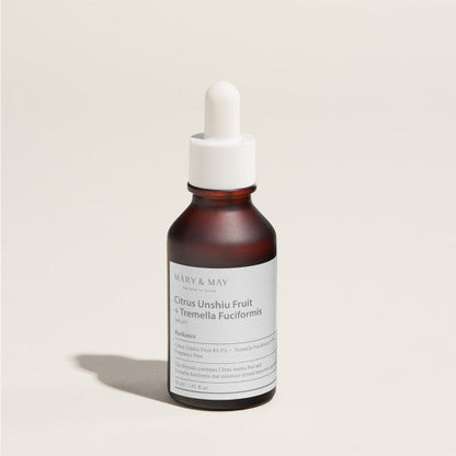 [MARY & MAY] Citrus Unshiu+Tremella Fuciformis Serum 30ml - Berry Purple 