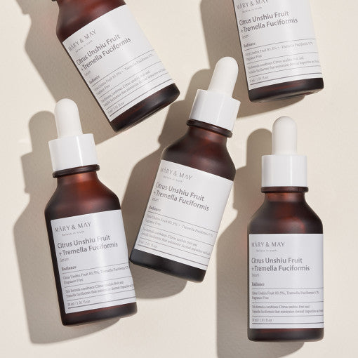 [MARY & MAY] Citrus Unshiu+Tremella Fuciformis Serum 30ml - Berry Purple 