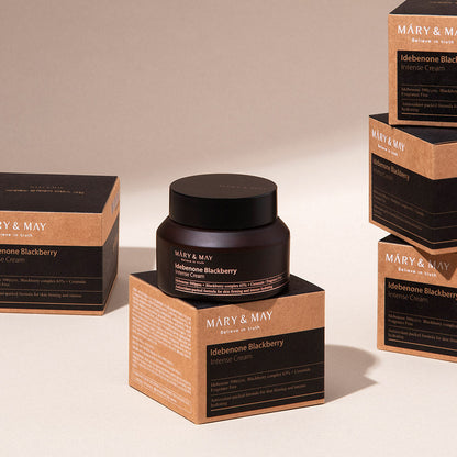 [MARY & MAY] Idebenone + Blackberry Complex Intense Cream 70g - Berry Purple 