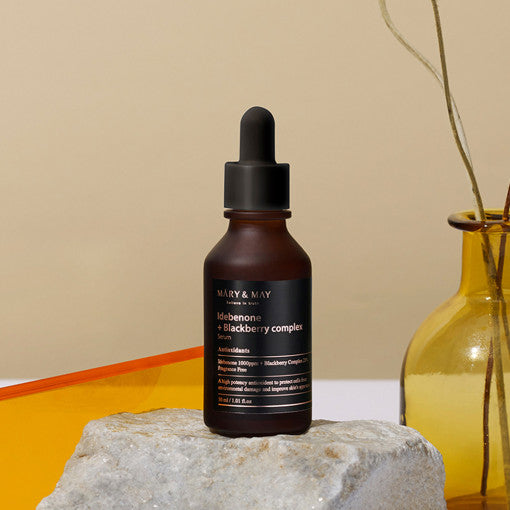 [MARY & MAY] Idebenone + Blackberry Complex Serum 30ml - Berry Purple 