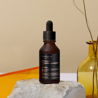 [MARY & MAY] Idebenone + Blackberry Complex Serum 30ml - Berry Purple 