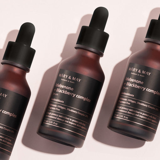 [MARY & MAY] Idebenone + Blackberry Complex Serum 30ml - Berry Purple 