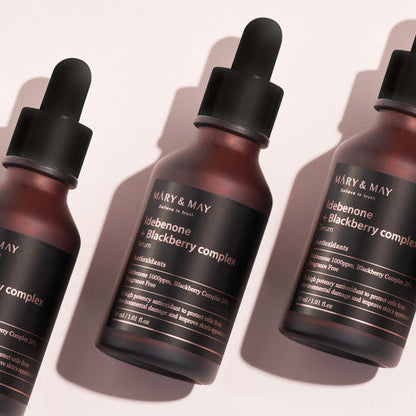 [MARY & MAY] Idebenone + Blackberry Complex Serum 30ml - Berry Purple 