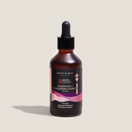 [MARY & MAY] Idebenone + Blackberry Complex Serum 80ml - Berry Purple 