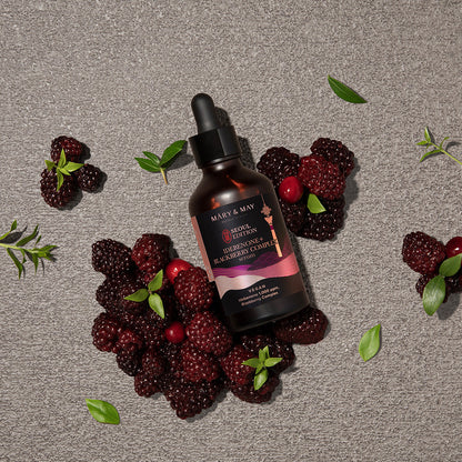 [MARY & MAY] Idebenone + Blackberry Complex Serum 80ml - Berry Purple 