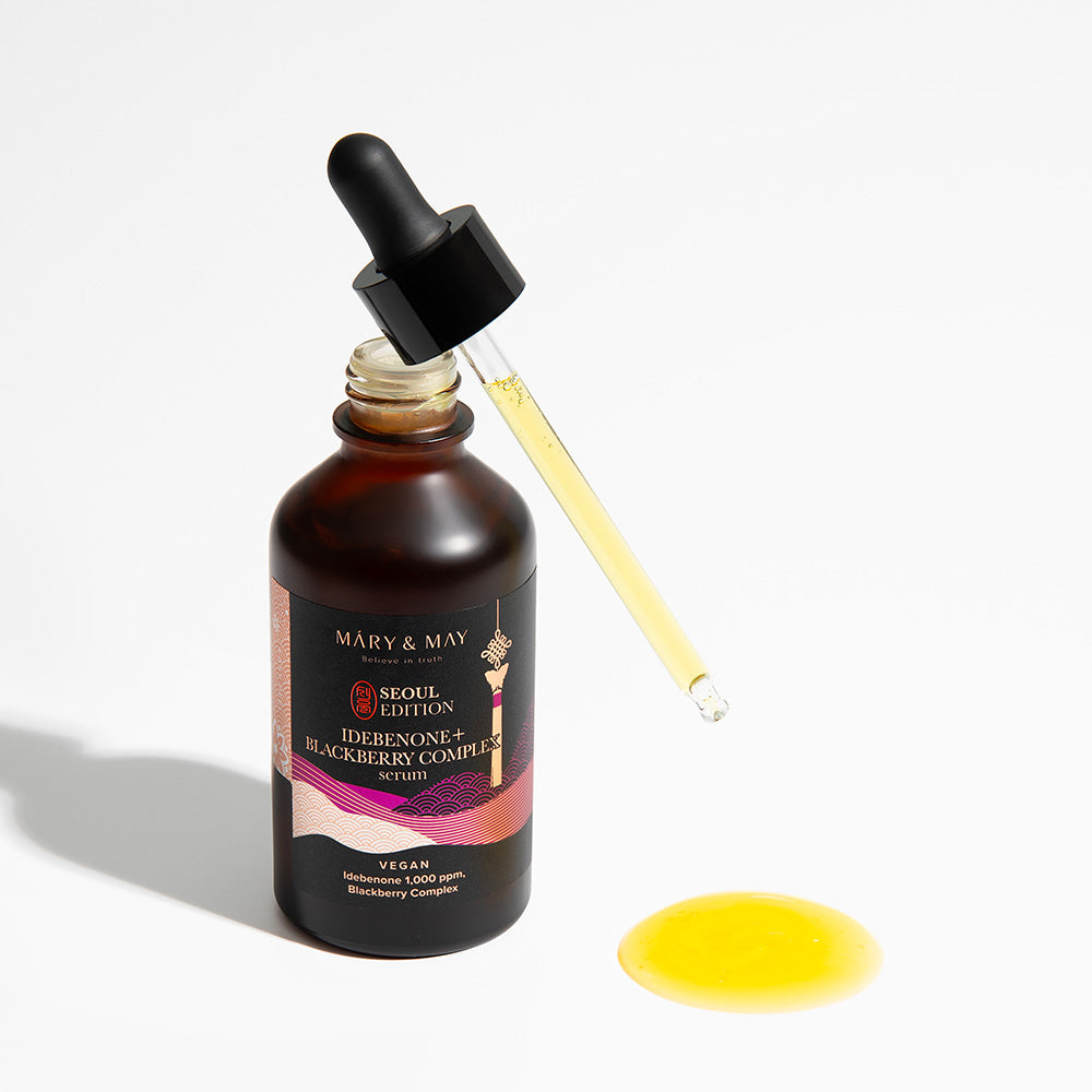 [MARY & MAY] Idebenone + Blackberry Complex Serum 80ml - Berry Purple 