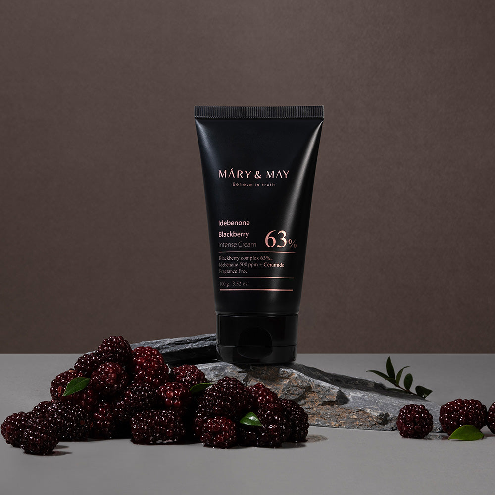 [MARY & MAY] Idebenone Blackberry Complex Intense Cream 100g - Berry Purple 