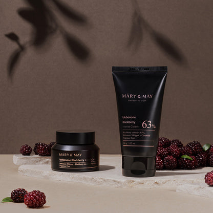 [MARY & MAY] Idebenone Blackberry Complex Intense Cream 100g - Berry Purple 