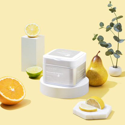 [MARY & MAY] Niacinamide Vitamin C Brightening Mask 400g (30ea) - Berry Purple 