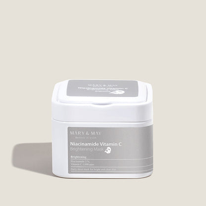 [MARY & MAY] Niacinamide Vitamin C Brightening Mask 400g (30ea) - Berry Purple 