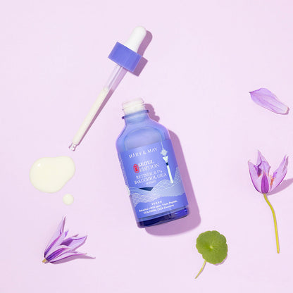 [MARY & MAY] Retinol 0.1% Bakuchiol Cica Serum 80ml - Berry Purple 