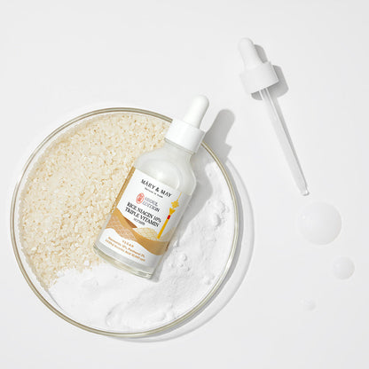 [MARY & MAY] Rice Niacin 10% Triple Vitamin Serum 80ml - Berry Purple 