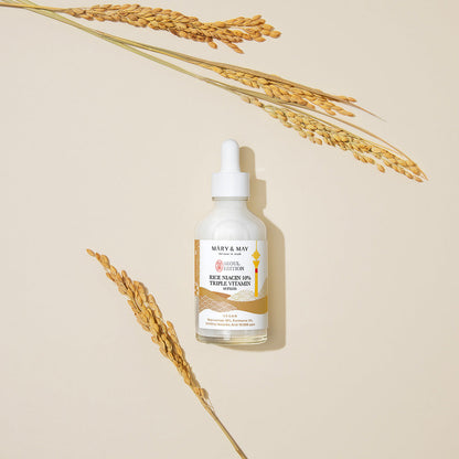 [MARY & MAY] Rice Niacin 10% Triple Vitamin Serum 80ml - Berry Purple 