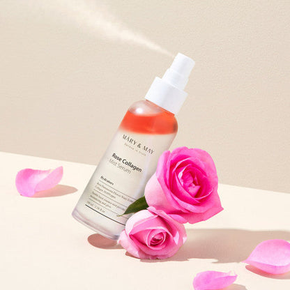 [MARY & MAY] Rose Collagen Mist Serum 100ml - Berry Purple 
