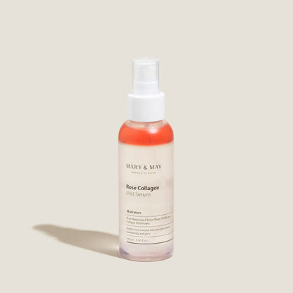 [MARY & MAY] Rose Collagen Mist Serum 100ml - Berry Purple 
