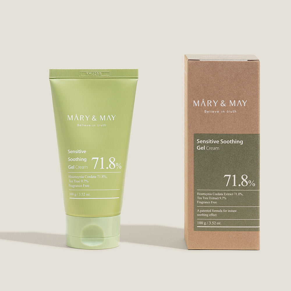 [MARY & MAY] Sensitive Soothing Gel Cream 100g - Berry Purple 