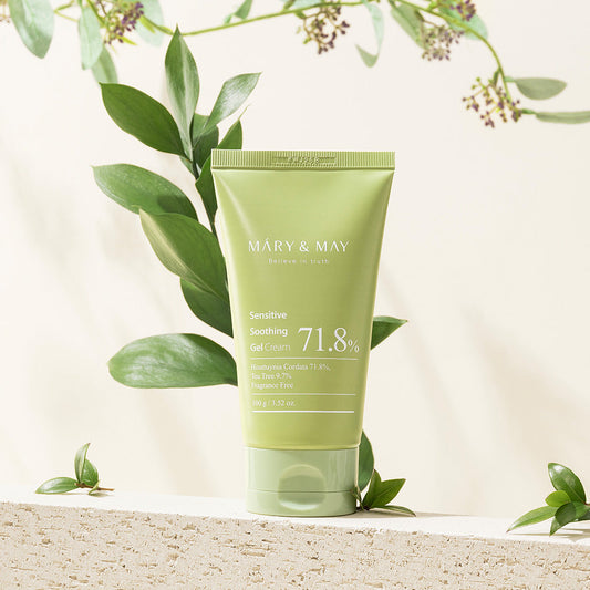 [MARY & MAY] Sensitive Soothing Gel Cream 100g - Berry Purple 