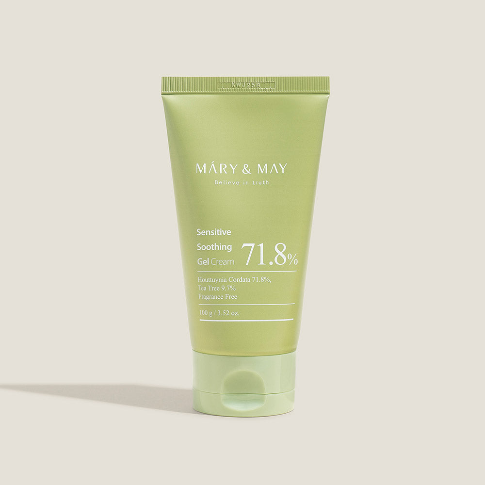 [MARY & MAY] Sensitive Soothing Gel Cream 100g - Berry Purple 