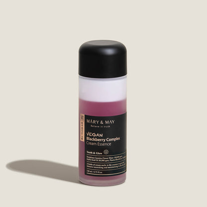 [MARY & MAY] Vegan Blackberry Complex Cream Essence 140ml - Berry Purple 