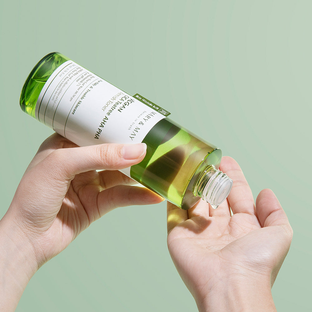 [MARY & MAY] Vegan CICA Tea Tree AHA PHA Blemish Toner 200ml - Berry Purple 